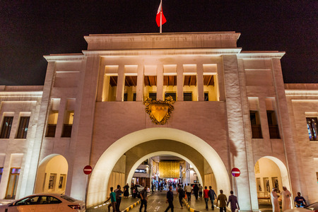 MANAMA, BAHRAIN - MARCH 15, 2017: Bab Al Bahrain (Gateway of Bahrain) in Manamaのeditorial素材