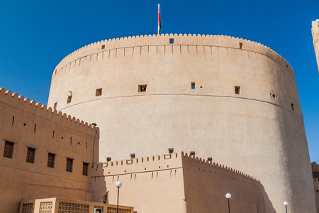 Tower of Nizwa Fort, Omanのeditorial素材