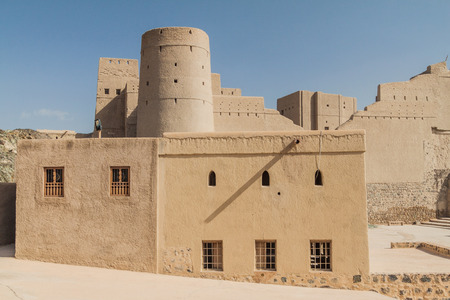 Buildings of Bahla Fort, Omanの写真素材
