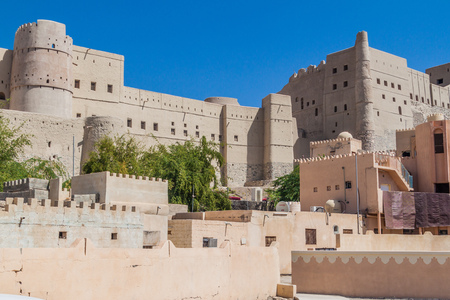 Bahla Fort in Omanの写真素材