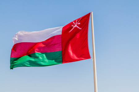 Flag of Omanの写真素材