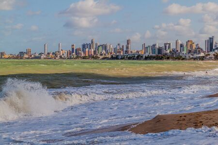 Skyline of Joao Pessoa, Brazilの写真素材