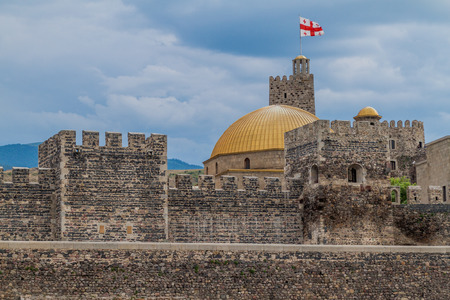 Rabati Castle fortress with Ahmadiyya Mosque in Akhaltsikhe town, Georgia