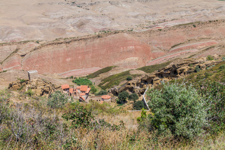 Lavra Monastery at  Davit Gareja monastic complex, Georgiaのeditorial素材