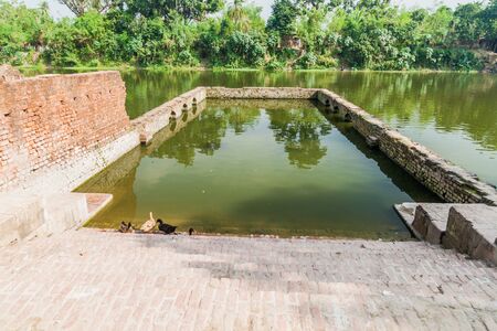Ranir Ghat in Puthia village, Bangladeshの写真素材
