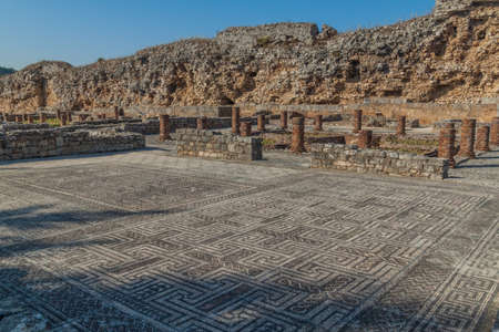 View of Conimbriga Roman ruins, Portugalの写真素材