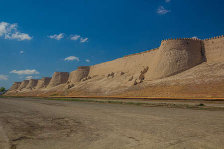 Fortification walls of Khiva, Uzbekistanのeditorial素材