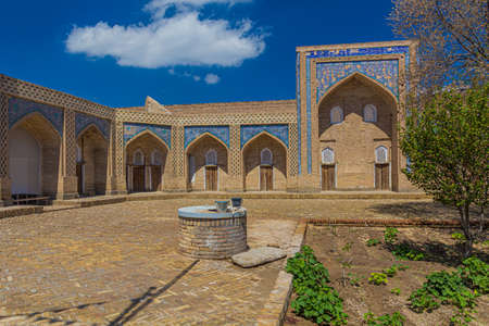 Courtyard in the old town of Khiva, Uzbekistanのeditorial素材