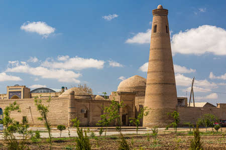 Bikajon Bika Mosque in Khiva, Uzbekistanのeditorial素材