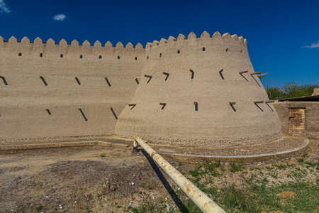 Fortification walls of Khiva, Uzbekistanのeditorial素材