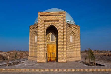 Mosque in the ancient Konye-Urgench, Turkmenistan.のeditorial素材