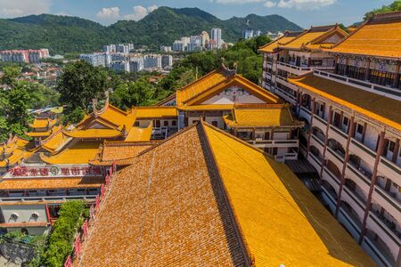 Kek Lok Si Buddhist temple in Penang, Malaysiaの写真素材