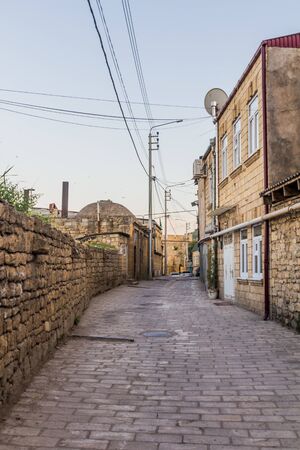 Street in the old town of Derbent in the Republic of Dagestan, Russiaの写真素材