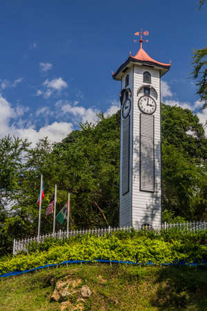Atkinson Clock Tower in Kota Kinabalu, Sabah, Malaysiaのeditorial素材