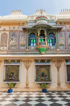 City palace in Udaipur, Rajasthan state, Indiaのeditorial素材