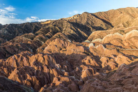 Colorful rainbow mountains of Zhangye Danxia National Geopark, Gansu Province, Chinaの写真素材