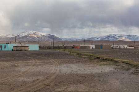 Alichur village in Gorno-Badakhshan Autonomous Region, Tajikistanの写真素材