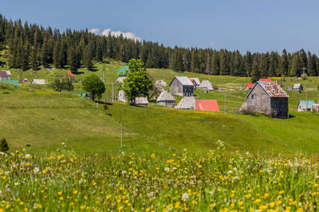 Bosaca village in Durmitor mountains, Montenegro