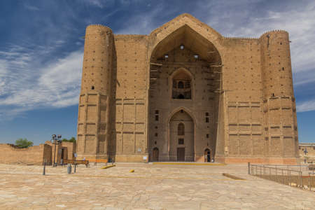 Mausoleum of Khoja Ahmed Yasawi in Turkistan, Kazakhstanの写真素材