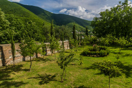 Garden at Sheki fortress, Azerbaijanの写真素材
