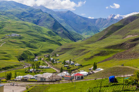 Landscape around Xinaliq (Khinalug) village, Azerbaijan