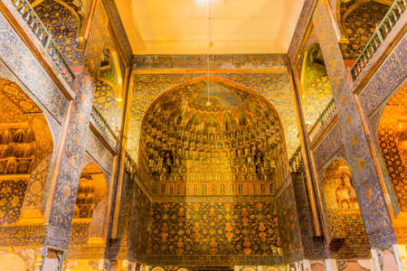 ARDABIL, IRAN - APRIL 10, 2018: Interior of Sheikh Safi Al-Din Ardabili Shrine in Ardabil, Iran