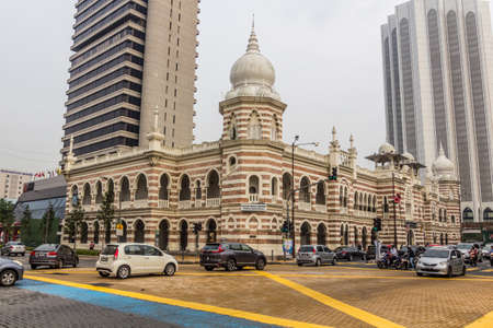 KUALA LUMPUR, MALAYSIA - MARCH 29, 2018: National Textile Museum at Merdeka Square, Kuala Lumpurのeditorial素材