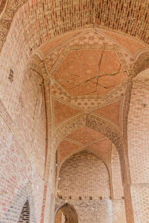 Arches in the Dome of Soltaniyeh (Tomb of Oljeitu) in Zanjan province, Iranのeditorial素材