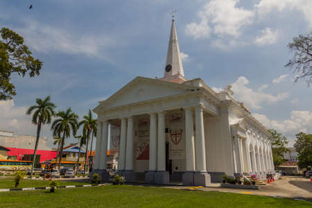 GEORGE TOWN, MALAYSIA - MARCH 20, 2018: St. George's Anglican Church in George Town, Malaysiaのeditorial素材