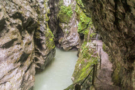 Tolmin Gorges (Tolminska Korita), Sloveniaの写真素材