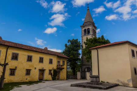 View of Skocjan village, Sloveniaの写真素材
