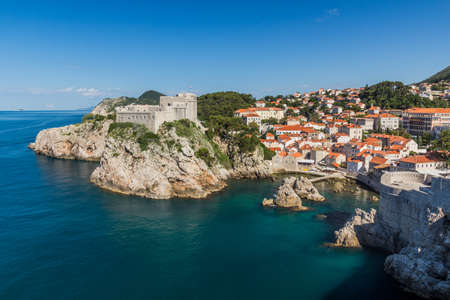 Lovrijenac fortress in Dubrovnik, Croatiaのeditorial素材