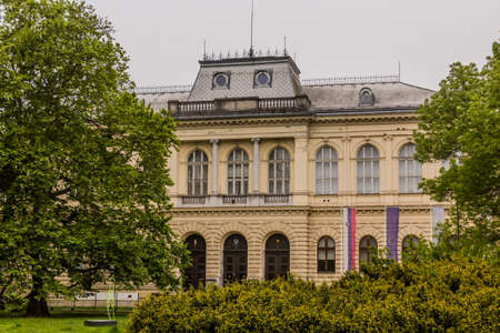 LJUBLJANA, SLOVENIA - MAY 14, 2019: National museum of Slovenia in Ljubljana, Sloveniaのeditorial素材