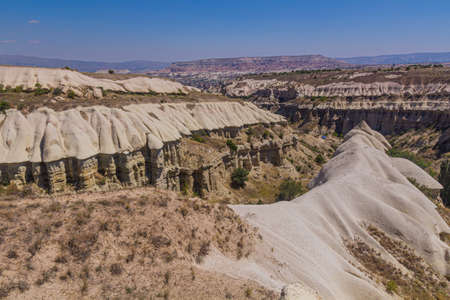 Pigeon Valley in Cappadocia, Turkeyの写真素材