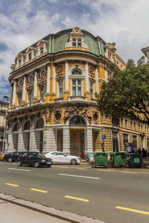 RIJEKA, CROATIA - MAY 23, 2019: Rijeka City Library building, Croatiaのeditorial素材