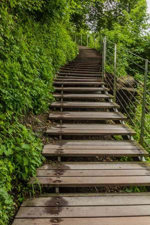 Path to Ljubljana castle, Slovenia