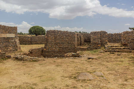 Dungur (Queen of Sheba) Palace ruins in Axum, Ethiopia