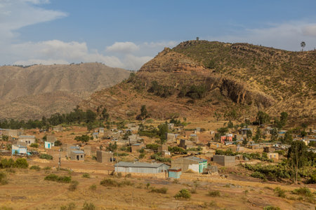 Landscape of Wukro town, Ethiopia