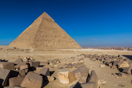 Pyramid of Khafre in Giza, Egypt
