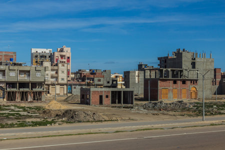 Houses of Al Burj town, Egypt
