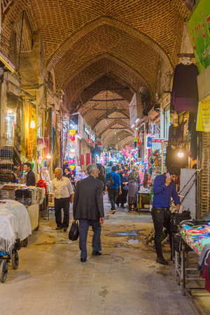 TABRIZ, IRAN - JULY 15, 2019: View of the Bazaar in Tabriz, Iran