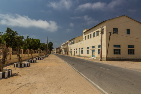 View of a street in Berbera, Somalilandのeditorial素材