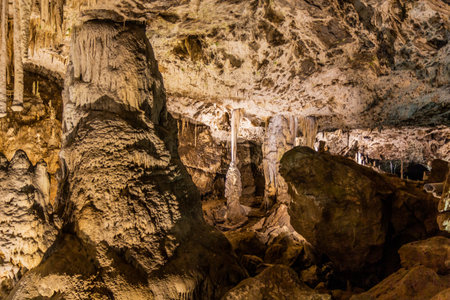 Punkevni jeskyne cave, Czech Republicの写真素材