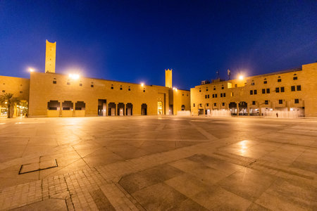 Deera (Justice) Square in Riyadh, Saudi Arabiaの写真素材