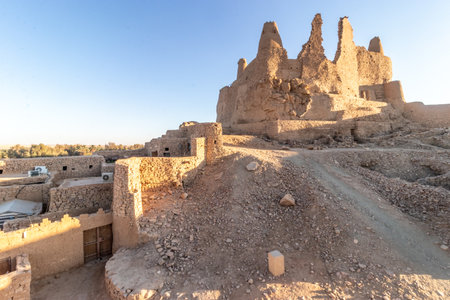 Marid Castle in Dumat al Jandal, Saudi Arabiaの写真素材