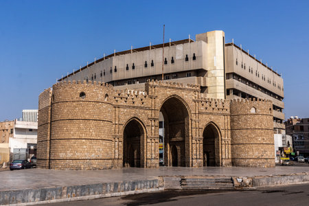 JEDDAH, SAUDI ARABIA - NOVEMBER 15, 2021: Bab Makkah gate in Jeddah, Saudi Arabiaのeditorial素材