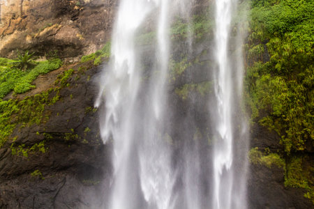 View of Sipi falls, Ugandaの写真素材
