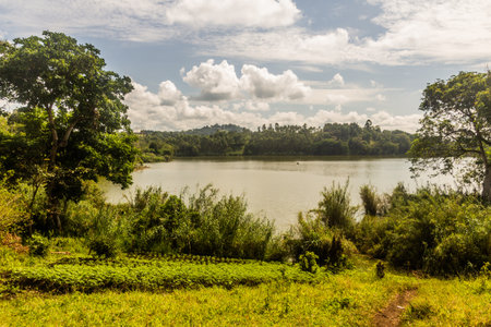 Nyabikere lake near Fort Portal, Uganda