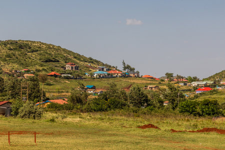 View of Marsabit town, Kenya