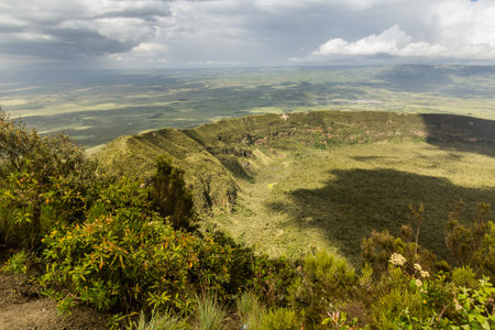 Crater of Longonot volcano, Kenya